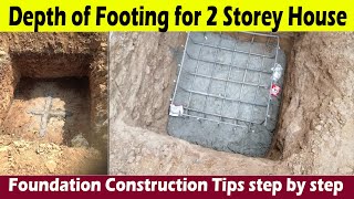 Depth of Foundation step by step