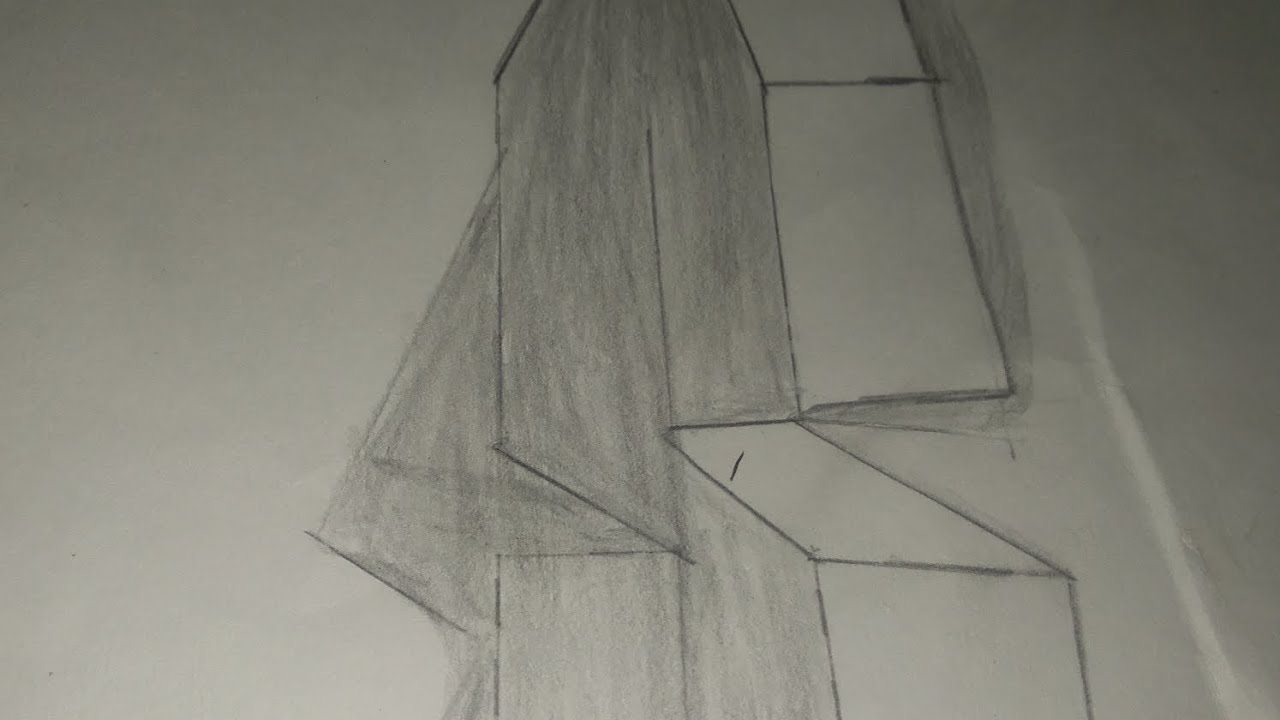 making 3d drawing third dimension off S easy step by step #viral - YouTube