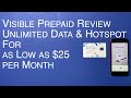 Visible Prepaid Review - Unlimited!  October 2020