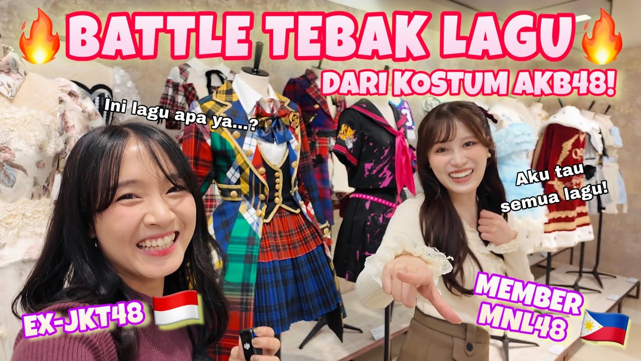 TEBAK LAGU BARENG MEMBERNYA LANGSUNG!! PAMERAN KOSTUM AKB48 TERBESAR DI TOKYO!!!