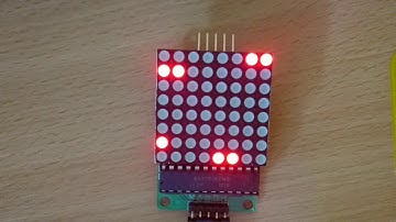 "Meteor" retro style game. ( MAX7219 Dot Matrix MCU LED Display Control Module demo)