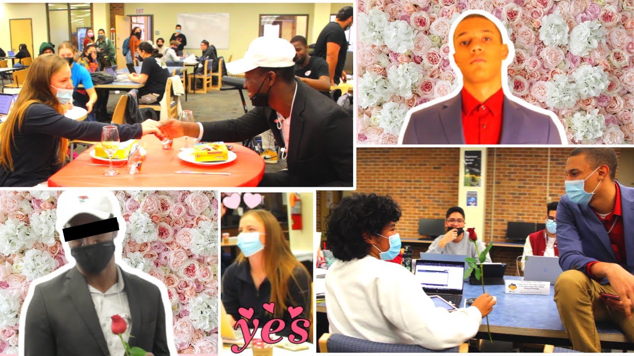 WE FOUND LOVE in a College Library | Valentine Pop Up Dates | ROI Valentine's Day Special