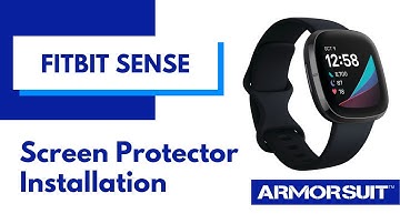 Fitbit Sense / Versa 3 Smartwatch Screen Protector Installation Instructions Video by ArmorSuit