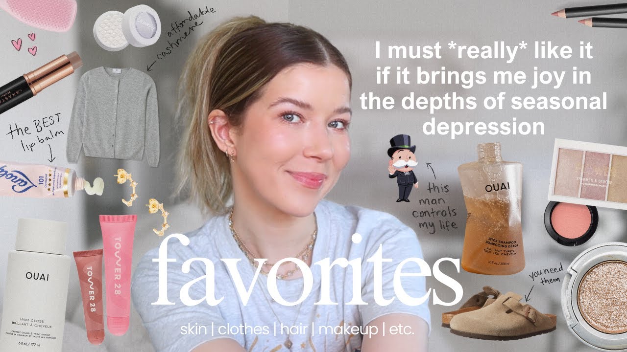 everything that's getting me through seasonal depression // spring favorites 2024 YouTube