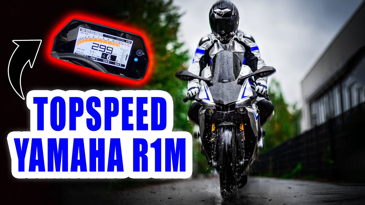 TOP SPEED Yamaha R1M 300 km/h | Autobahn TopSpeed! - YouTube