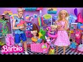 Barbie & Ken Doll Family Shopping for Summer Vacation