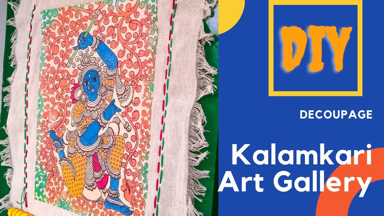 EASY KALAMKARI DECOUPAGE EASY MODERN DECOR DIY IDEAS ITSY BITSY