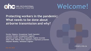 Protecting workers in the pandemic: What needs to be done about airborne transmission and why?