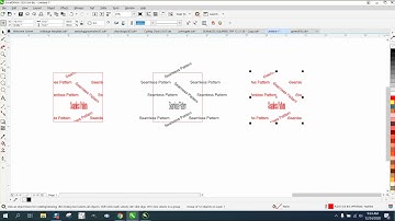 Corel Draw Tips & Tricks Seamless Patterns with Text Part 2 Intersect