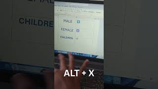 Hidden MS Word Symbols Trick 🤯💻 | Male Female Symbols in MS Word #computereducation