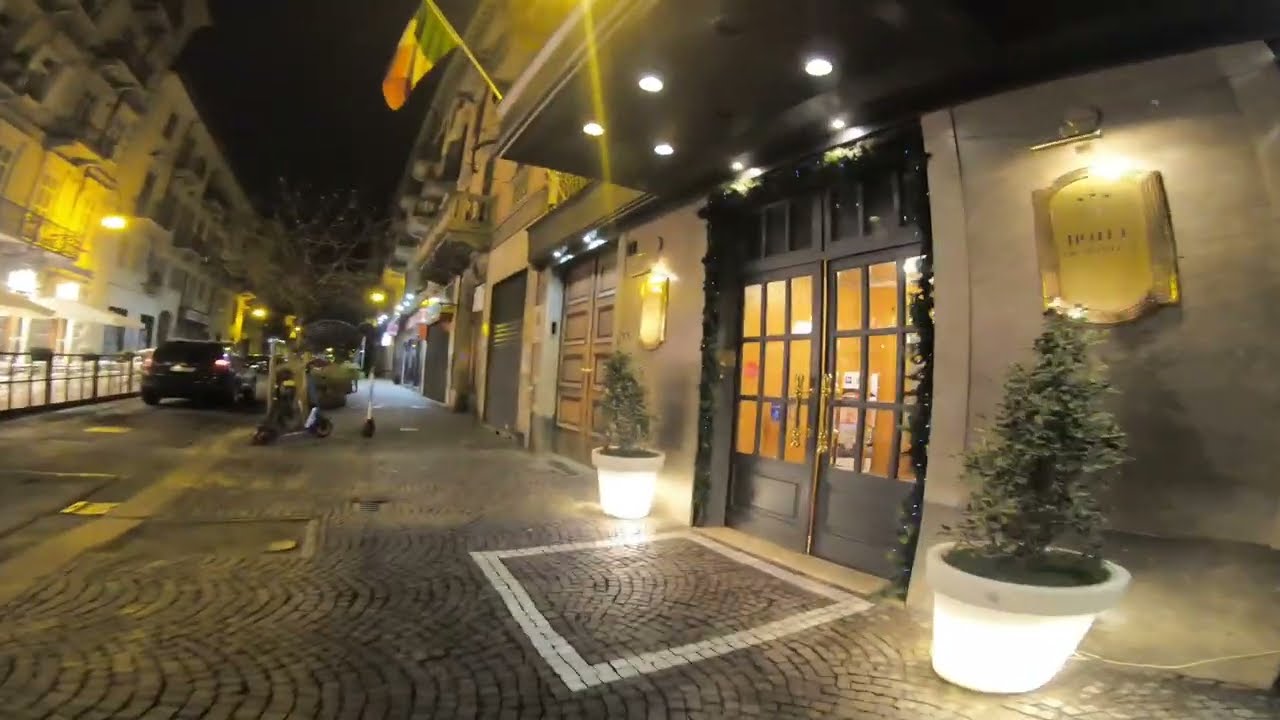 SAN SALVARIO AL NOTTE (TURIN ITALY) | WALKING TOUR | TORINO ITALY 🇮🇹 | TURIN CITY TRAVEL GUIDE