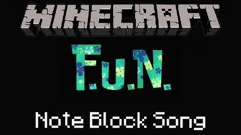 Minecraft Note Block Song: SpongeBob SquarePants: F.U.N. Song