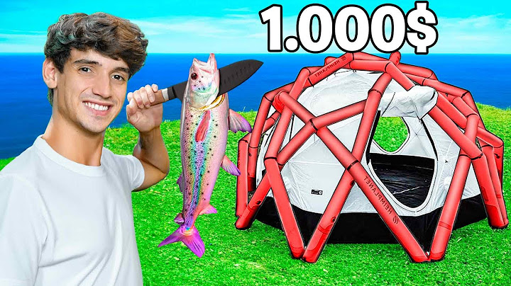 🩸Campamento de 1$ VS Campamento de 1.000🩸