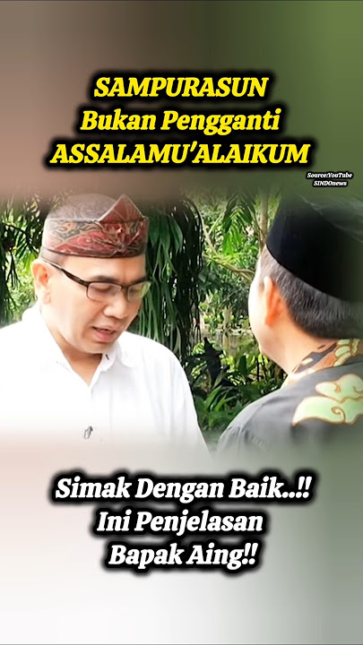 Sampurasun is not a substitute for Assalamu'alaikum. #shortsfeed #kdm #kangdedimulyadi