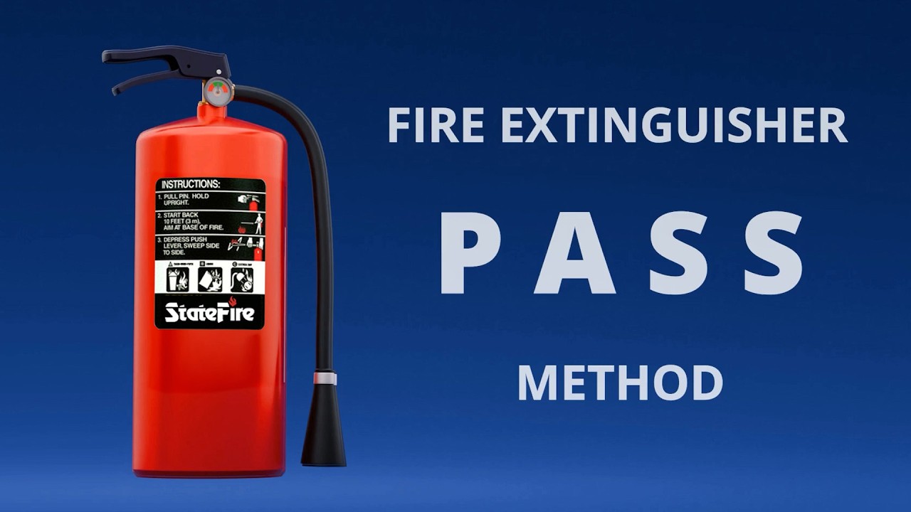 How to Use a Fire Extinguisher (PASS Method Explained in 60 Seconds ...