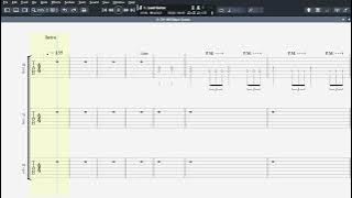 A・ZU・NA「Maze Town」Guitar Tab