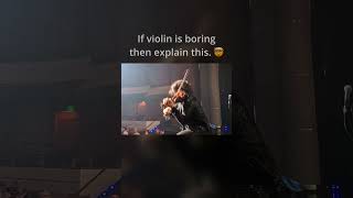 Violinist goes HARD 🔥😨 #violin #headbanger #rock
