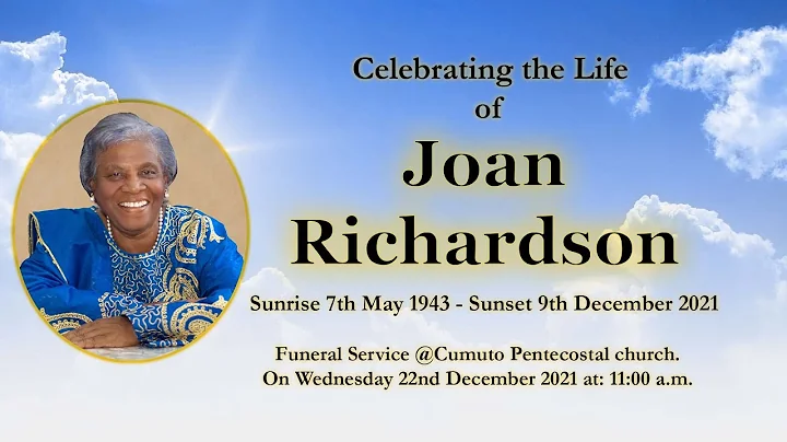 Home-going Service of Beloved Rev. Joan Richardson