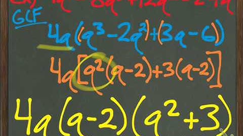 8-8 FACTORING BY GROUPING