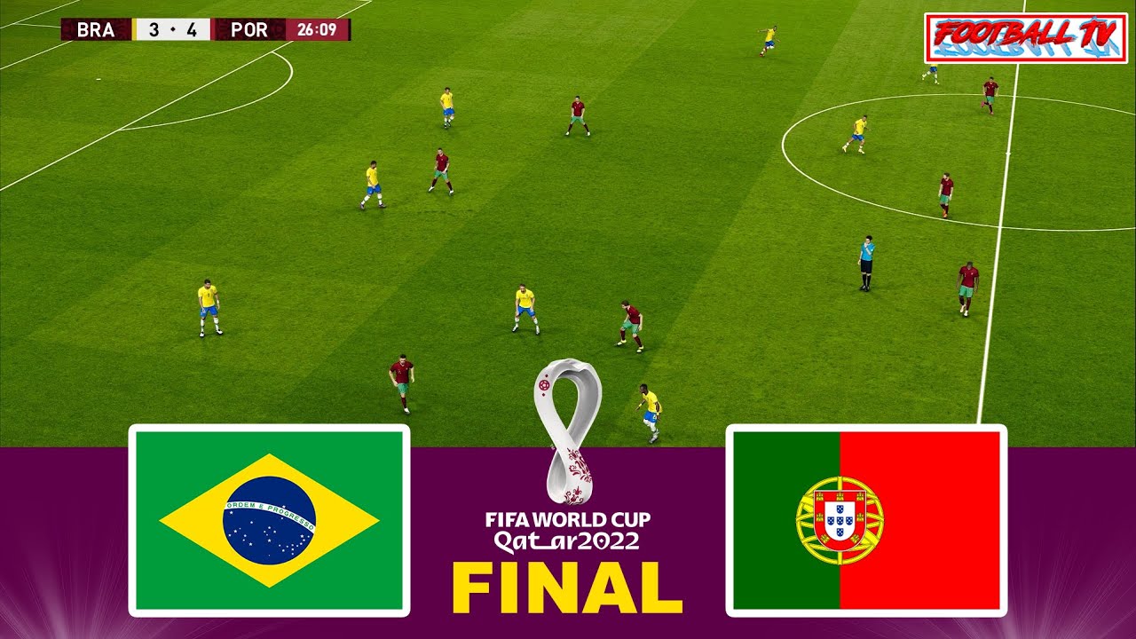 Pes 2021 Brazil Vs Portugal Final Fifa World Cup 2022 Qatar