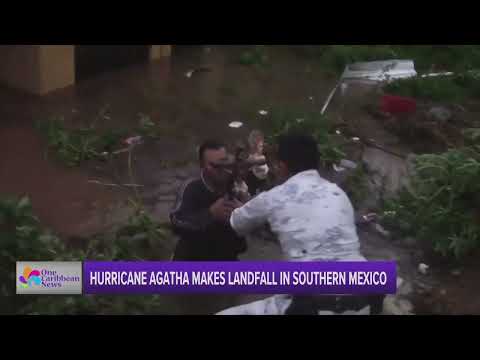 Hurricane Agatha Makes Landfall in Southern Mexico