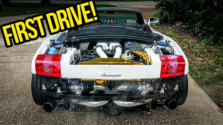 Driving My Cheap Lamborghini For The First Time Was TERRIFYING (And AWESOME!)