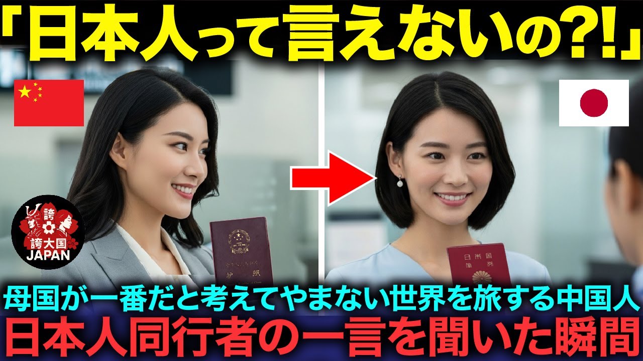 【海外の反応】「中国パスポートで世界を制す！」豪語していた中国人女性が世界旅行で次々冷遇され日本人同行者のたった一言に涙目になった理由