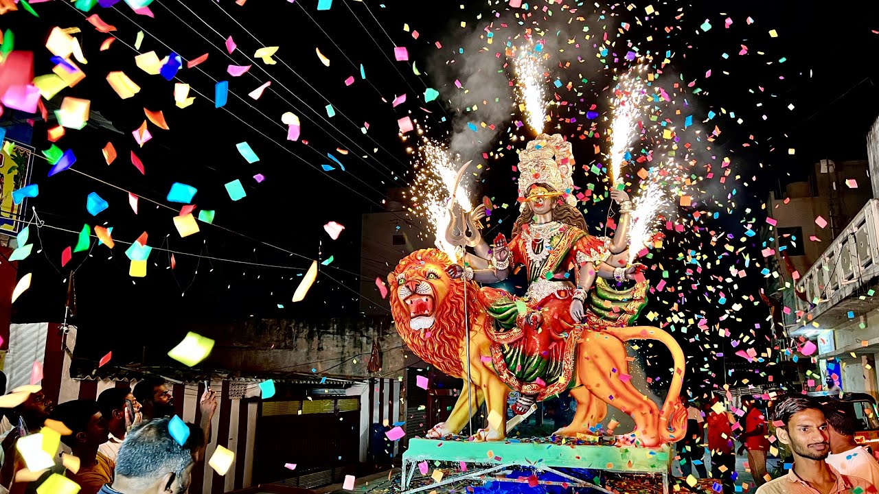 Durga Mata Aagman 2022  SRI DEVI NAVARATHRI UTHSAVA SAMITHI  ALMASGUDA  navaratri 2022