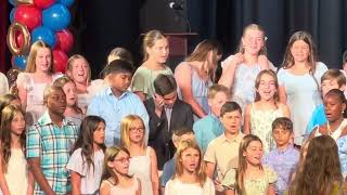 Hewitt school 5th graders moving up ceremony 2024