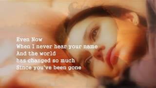 Video thumbnail of "Barry Manilow - Even Now (Acoustic) with lyrics"