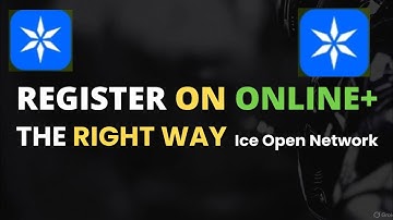 HOW TO REGISTER ON ONLINE+ DAPP FROM ICE OPEN NETWORK (ION) | STEP-BY-STEP GUIDE