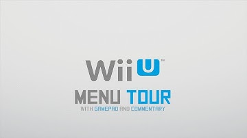 Wii U Menu - Full Tour (Gamepad Camera & Commentary)
