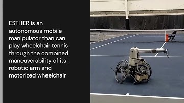 Athletic Mobile Manipulator System for Robotic Wheelchair Tennis