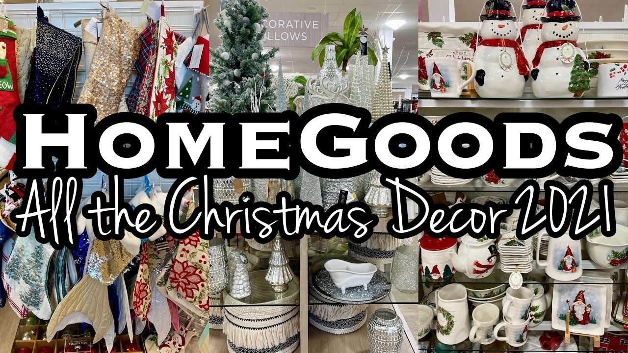 HOMEGOODS Christmas Decor 2021 • SHOP WITH ME - YouTube