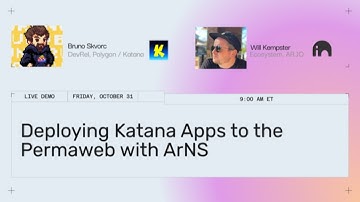 Deploying Katana Apps to the Permaweb with ArNS