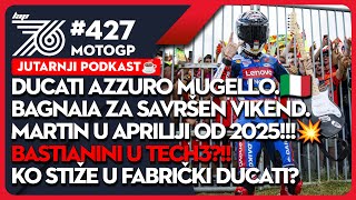 Lap76 #427 MotoGP Marquez u Ducatiju! 💥 Martin u Apriliji od 2025. Ducati Azzuro i Bagnaia savršeni!