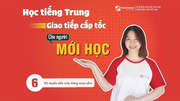 [Học tiếng Trung giao tiếp cấp tốc][THANHMAIHSK] Bài 6: 我想去商店买东西 - Tôi muốn đến cửa hàng mua sắm