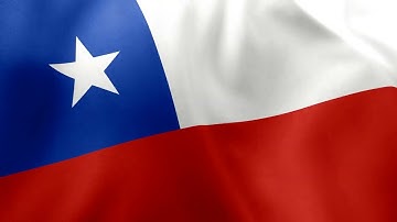 CHILE - Waving Flag Loop 4K
