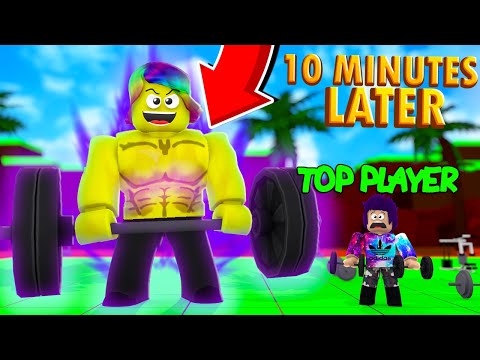 I Become A Weight Lifting God And Destroy The Top Player Roblox Simulator Youtube - roblox vids simulator tofu