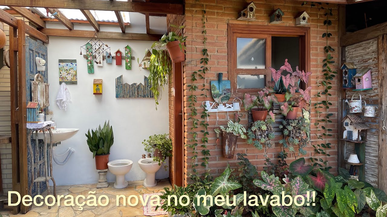 Olha que fiz com as peças de banheiro, que garimpei no ferro Velho!!!