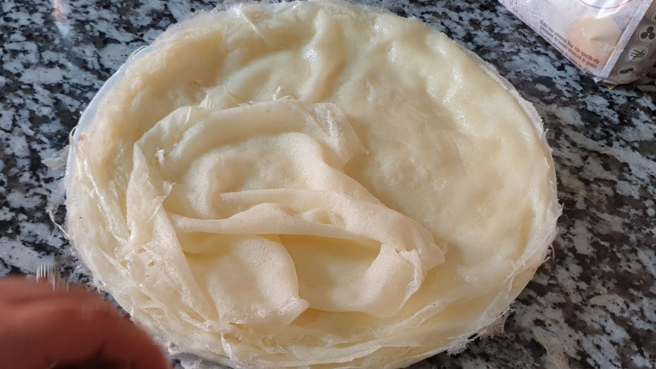 Feuille de Brick ou de pastilla sans gluten fait maison  ديول أو ورقة بسطيلة بدون غلوتين روعة سهلة ا