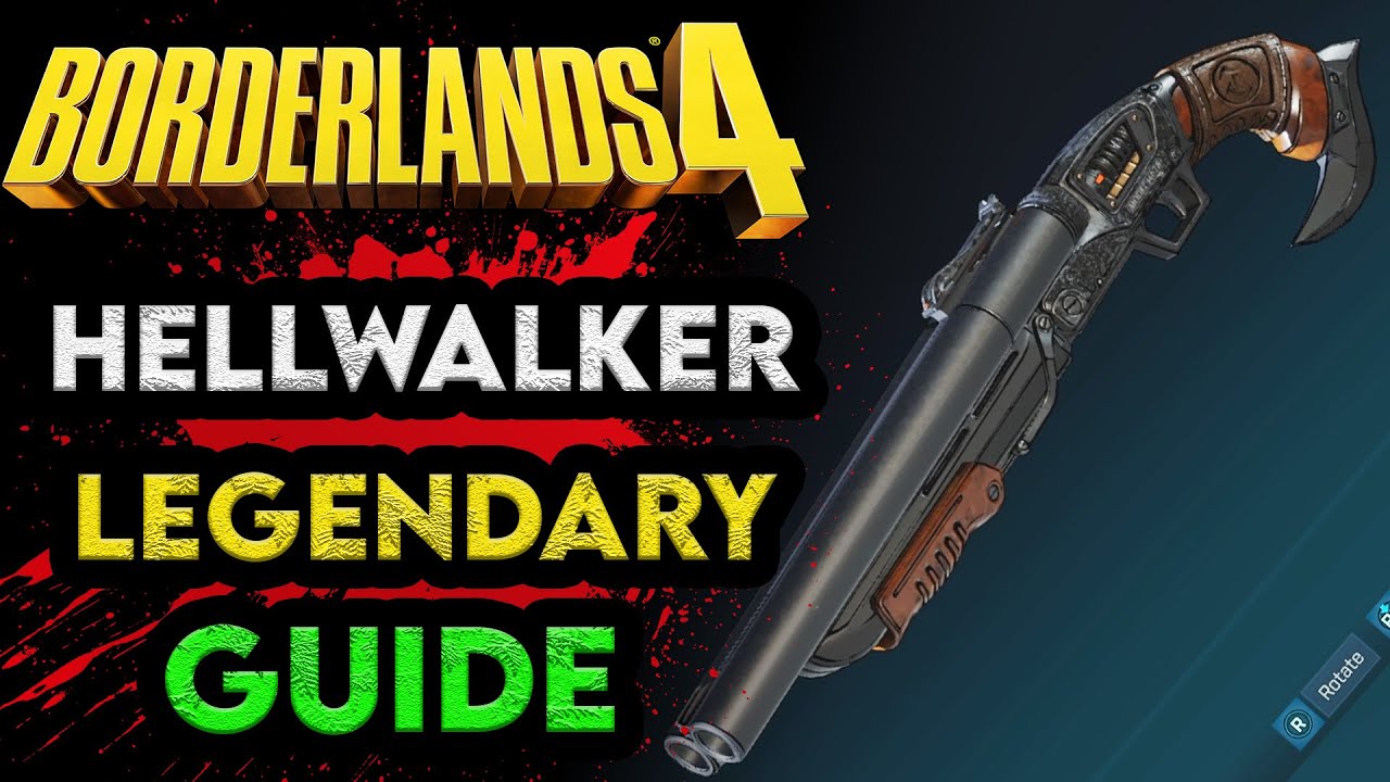 Borderlands 4 Hellwalker OP Legendary Shotgun Location Guide YouTube