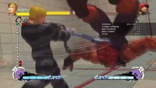 Cody SF4 AE 2012 advance combos and ultra setups