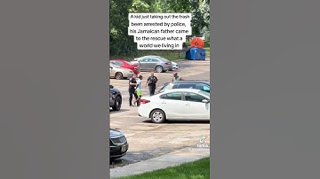 #Lansing teen Harassed by police and  place in cuffs while taking out trash