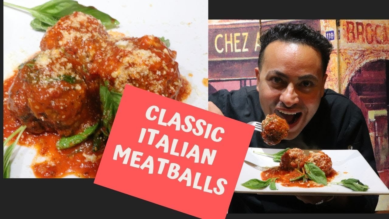 The Best Classic Italian Meatballs – Make your Grandma Jealous! - YouTube