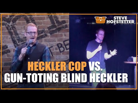 Heckler Cop () vs Gun-toting Blind Heckler ()