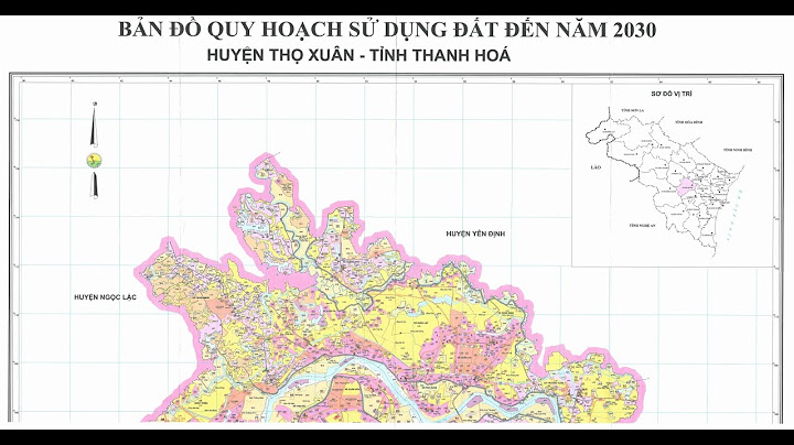 Bản đồ quy hoạch huyện thọ xuân thanh hóa năm 2024