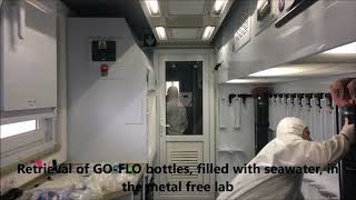 Inside the metal free lab on-board the SA Agulhas II research vessel
