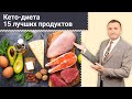 Кетодиета - 15 лучших продуктов. Составьте свой эффективный рацион.