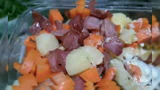 Homemade Potato Salad with Ham & Egg | Erika Official by Erika Official 19 views 2 years ago 3 minutes, 53 seconds